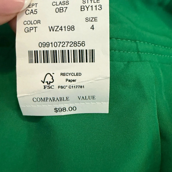 J. Crew Vibrant Green Mini Skirt - Picture 4 of 7